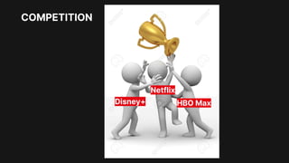Disney+ HBO Max
Netflix
COMPETITION
 