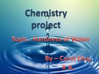 Chemistry
project

 