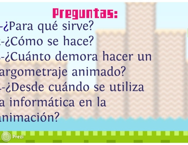Animación Cinematográfico. Carolina Levinsky Animación Cinematográfico. Carolina Levinsky