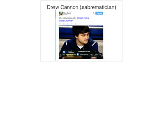 Drew Cannon (sabrematician)
 