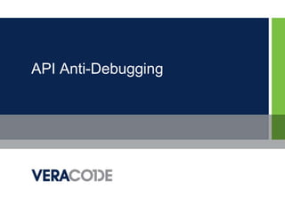 API Anti-Debugging