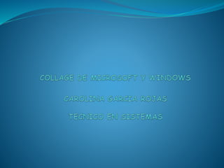 collage de microsoft  y windows
