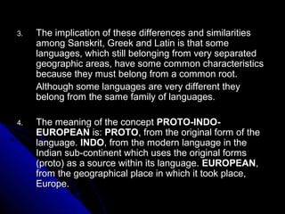 Geographical Difference Language Language History | PPT