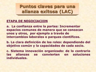 Caso 1: Formando alianzas publico-privadas para la innovación agrícola