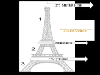 276 METER HIGH
115 METERS HIGH
57 METER HIGH
 
