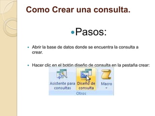 La cuadrícula cambia de aspecto, han desaparecido las filas Orden: y Mostrar: por carecer de sentido aquí y en su lugar tenemos la fila Actualizar a: