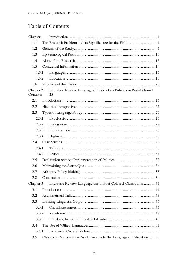 Phd thesis english language teaching