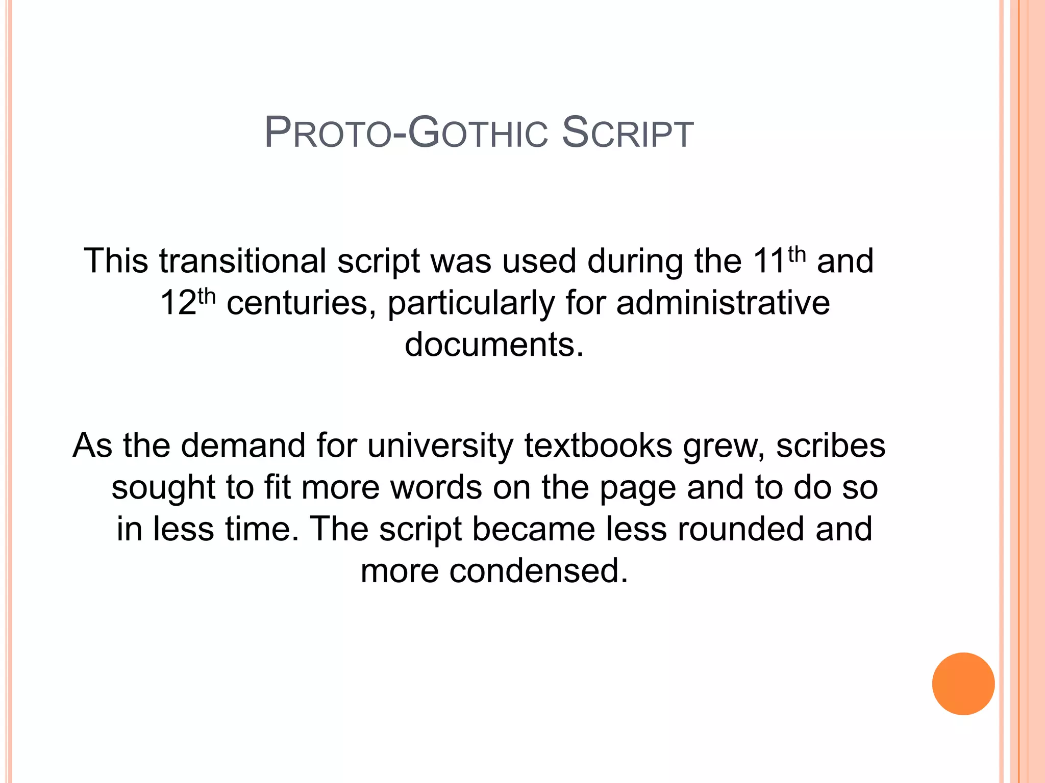Carolingian and Gothic script | PPTX | Genealogy and Ancestry | Hobbies ...
