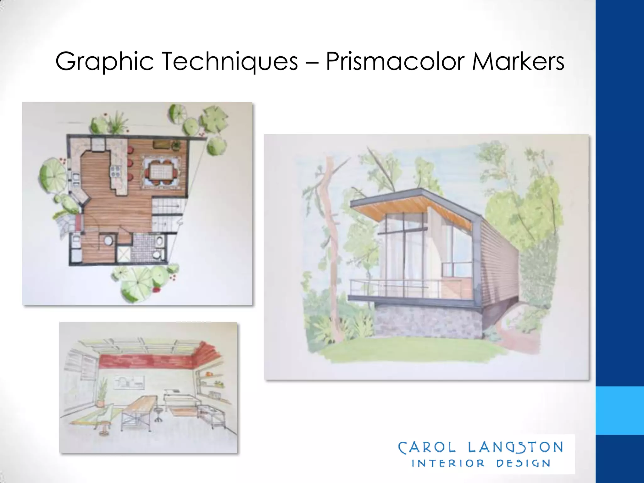 Graphic Techniques – Prismacolor Markers
 