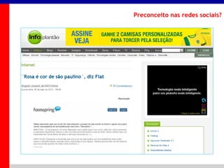 _____ ____ ______ __ _______ __ _____ ______
______ _____
_______ _____
Clique para editar os estilos do texto mestre
Segundo nível
Terceiro nível
Preconceito nas redes sociais?
 