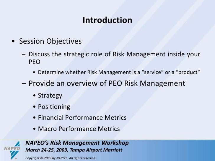 Risk Management as a Strategic Business Unit