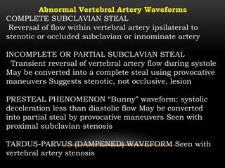 CAROTID DOPPLER STUDY | PPTX