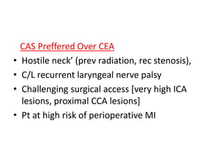 Carotid artery diseases and carotid stenting | PPTX