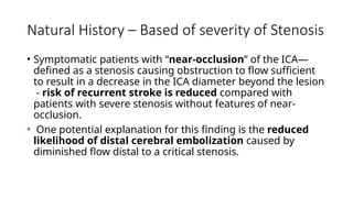 Carotid Artery Stenosis.pptx management . | PPTX