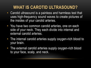 Carotid doppler Ultrasound | PPTX