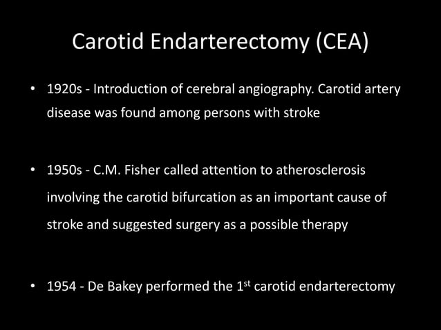Management Of Carotid Artery Stenosis Evidence And Guidelines PPT