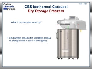 Isothermal Carousel LN2 Cryopreservation Freezers | PPT | Free Download