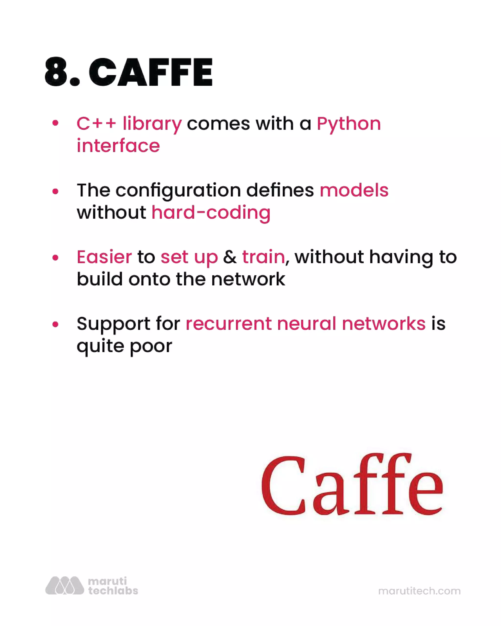 Top 8 Deep Learning Frameworks