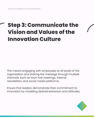 How to Create an Innovation Culture in Your Organisation