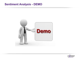 Sentiment Analysis - DEMO
 