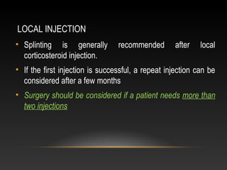 Repetal Injection Carpal tunnel syndrome | PPT