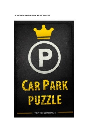 Car Parking Puzzle Game free online cars game 
 