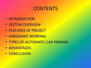 ADVANCE CAR PARKING SYSTEM | PPTX