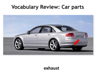 Vocabulary Review: Car parts




            exhaust
 