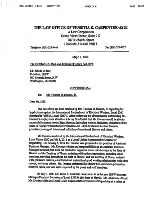 Carpenter asui may 11 letter