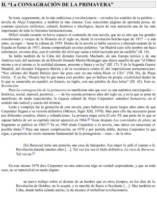 Carpentier, alejo   la consagración de la primavera