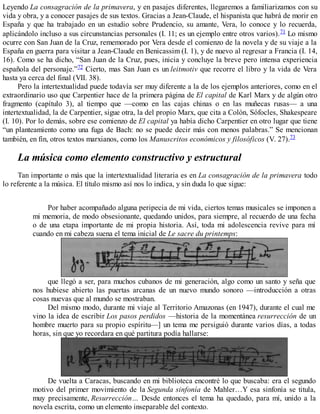Carpentier, alejo   la consagración de la primavera