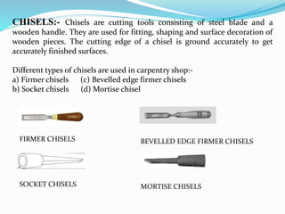 Tools used sale in carpentry shop