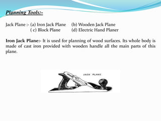 Planning tools 2024 in carpentry