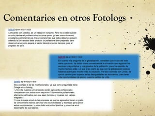 Comentarios en otros Fotologs 