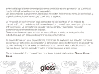 PRESENTACIÓN GLOSS