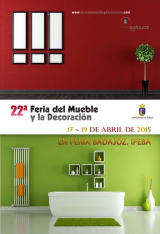 Carpeta comercial XXII Feria del Mueble y la Decoración 2015