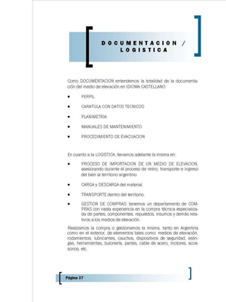 Carpeta Institucional-Medios de elevacion 2014