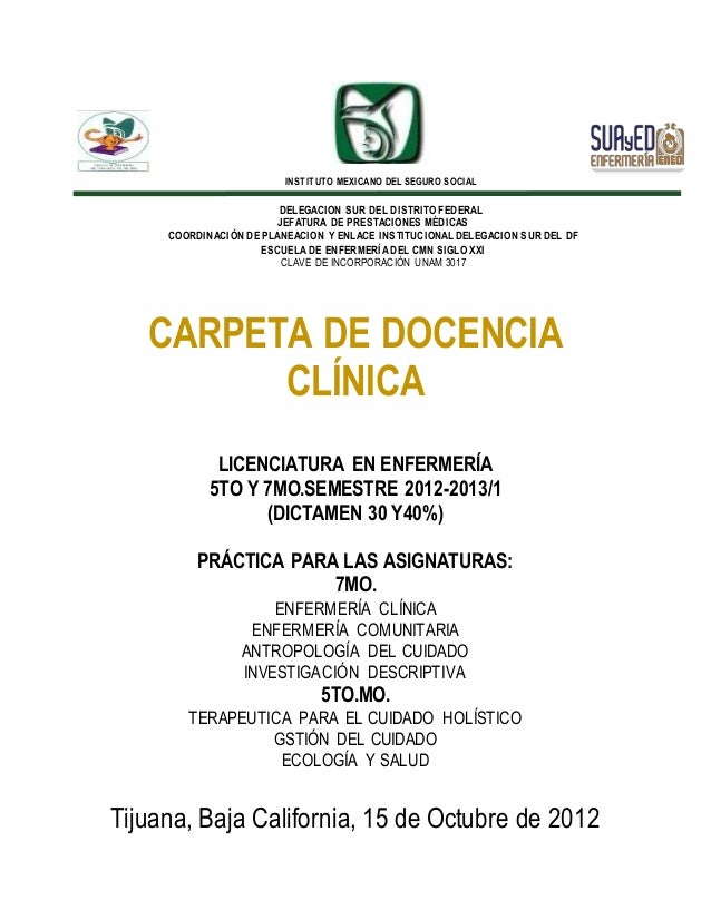 Carpeta para la docencia clinica 7 mo 2012 2013-1 (2 