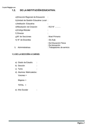 CARPETA PEDAGOGICA PRIMARIA 2022 - AL 2023.docx