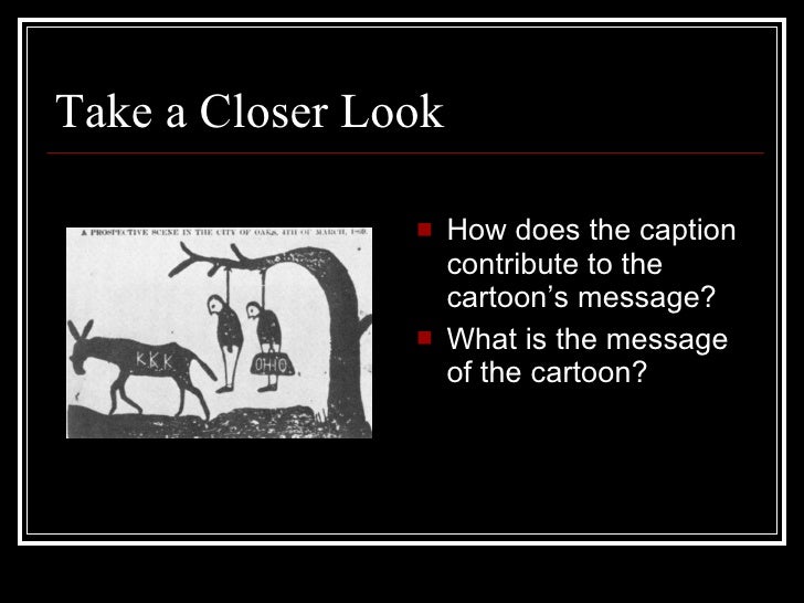 Carpetbaggers Political Cartoons of Reconstruction