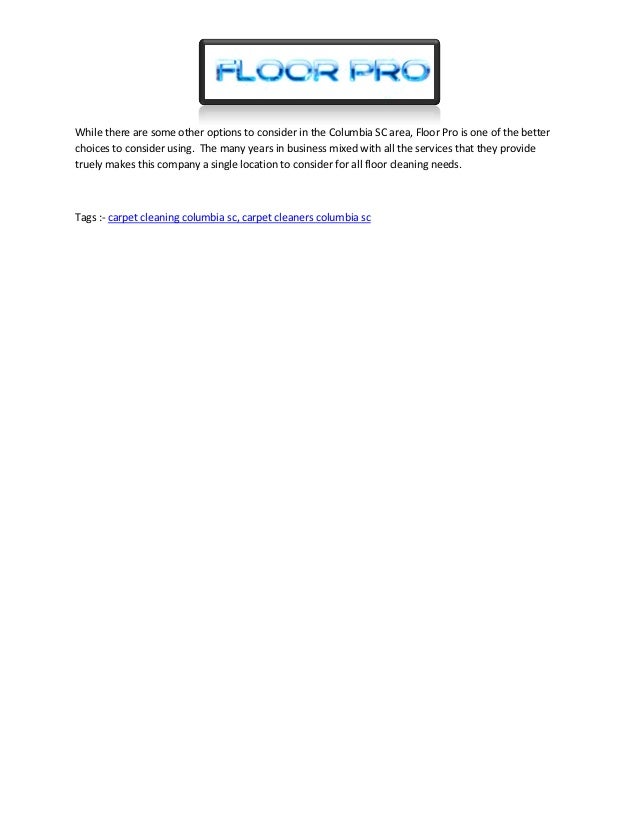 Carpet Cleaning Columbia