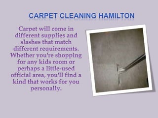 Carpet cleaning hamilton