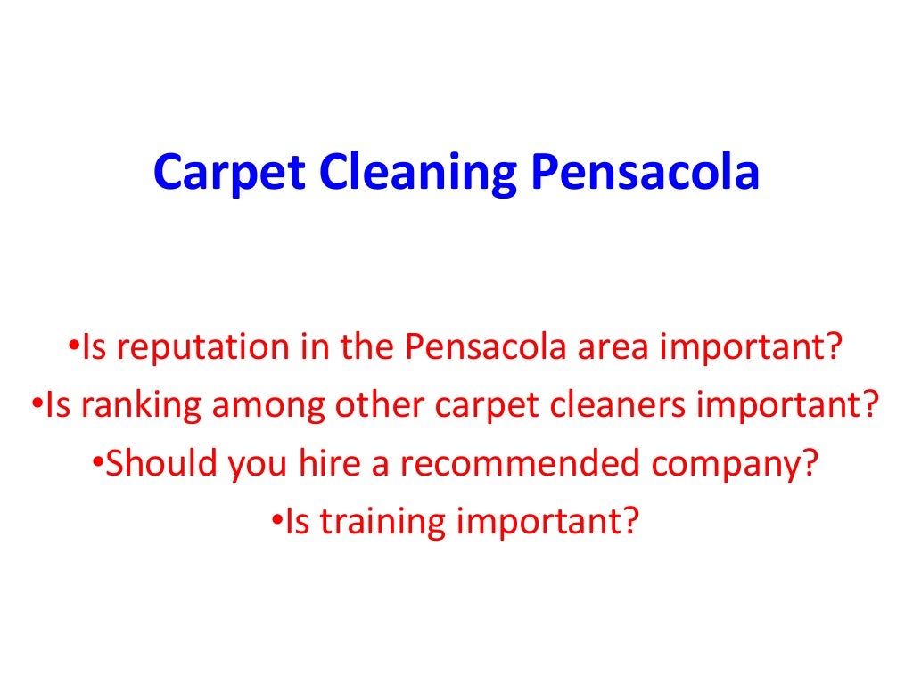 Carpet Cleaning Pensacola