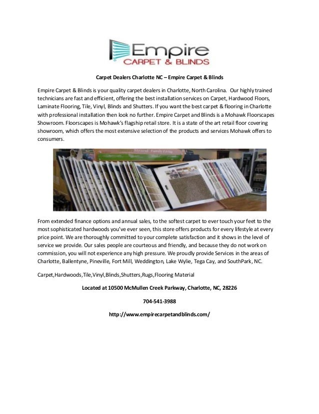 Carpet Dealers Charlotte Nc Empire Carpet Blinds