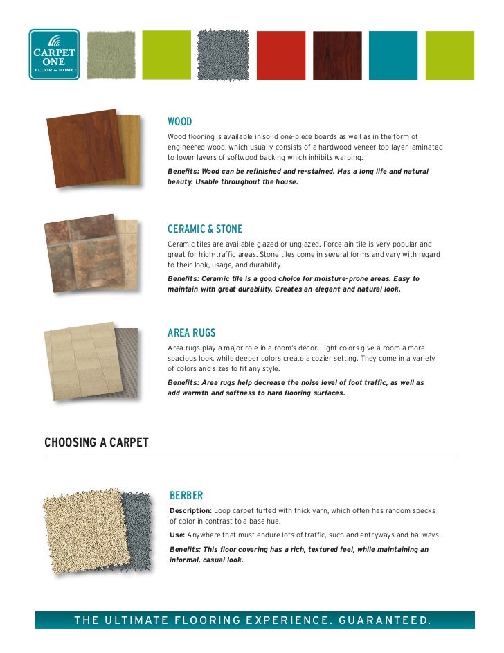 Flooring 101 from Carpet One Floor & Home