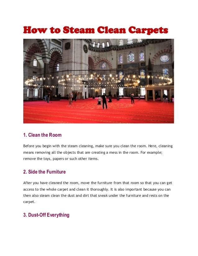 Carpet Steam Cleaning Near Me