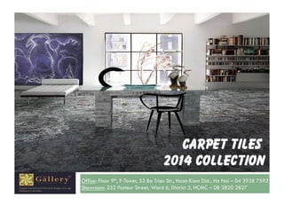 Carpet tile collection 2014 