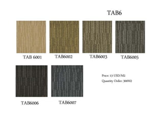 Carpet tile collection 2014 