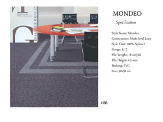 Carpet tile collection 2014 