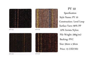 Carpet tile collection 2014